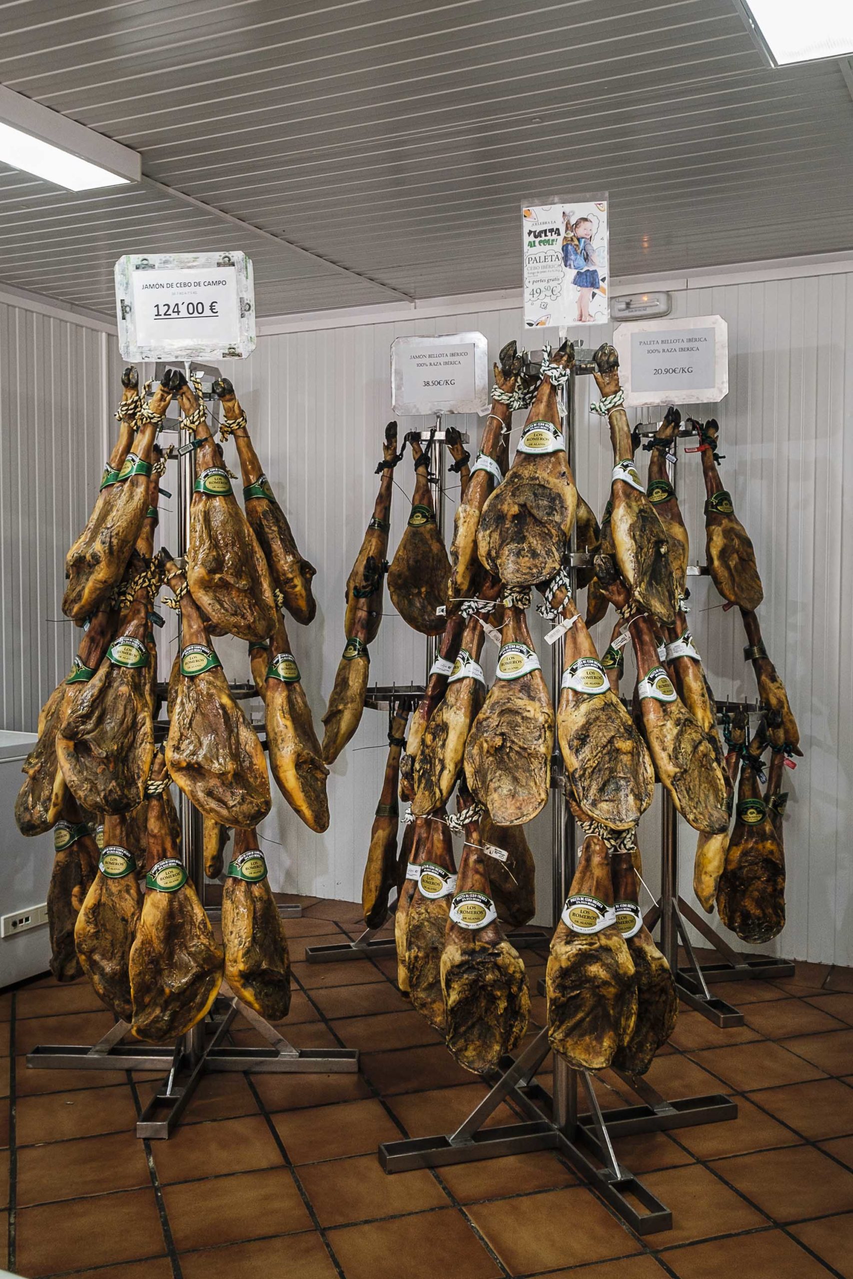 tienda de productos ibéricos los romeros de alanis