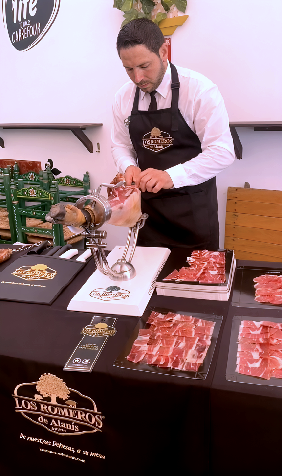 cortador de jamon los romeros de alanis_feria de abril