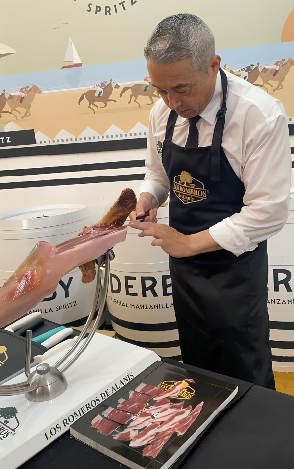 cortador de jamón los romeros